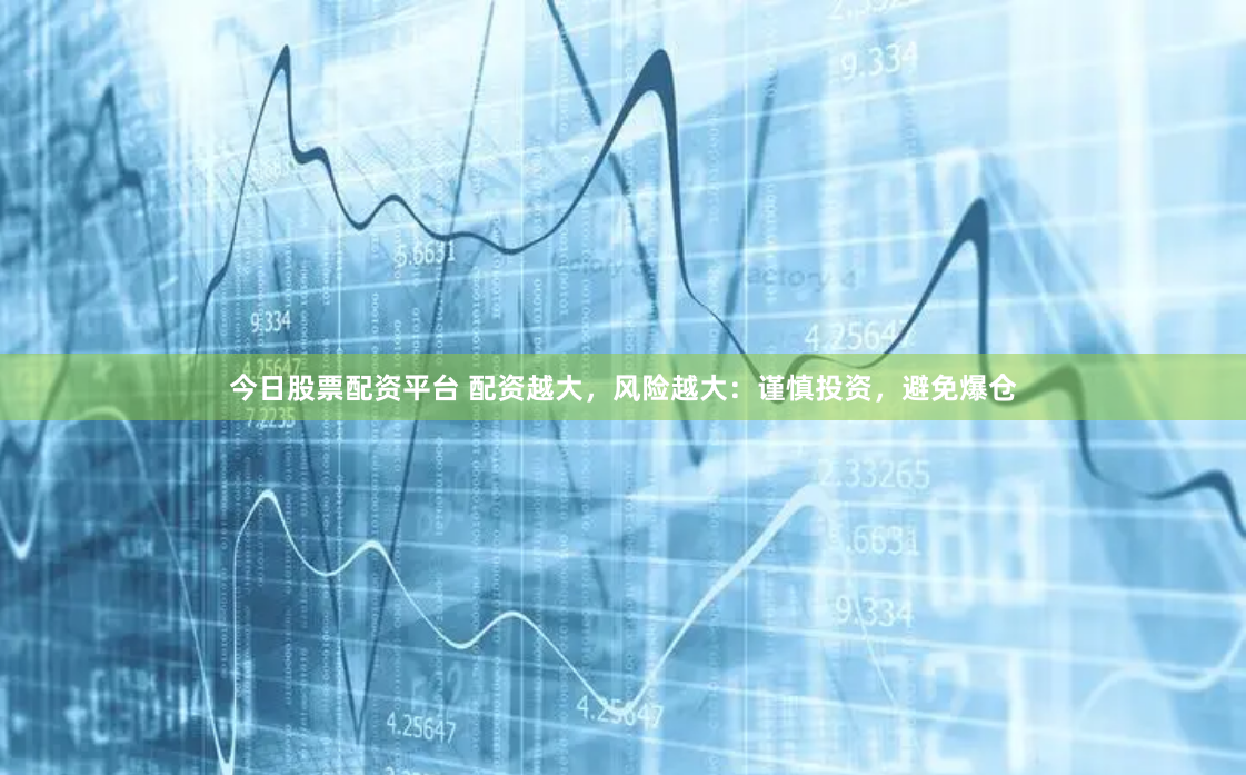 今日股票配资平台 配资越大，风险越大：谨慎投资，避免爆仓